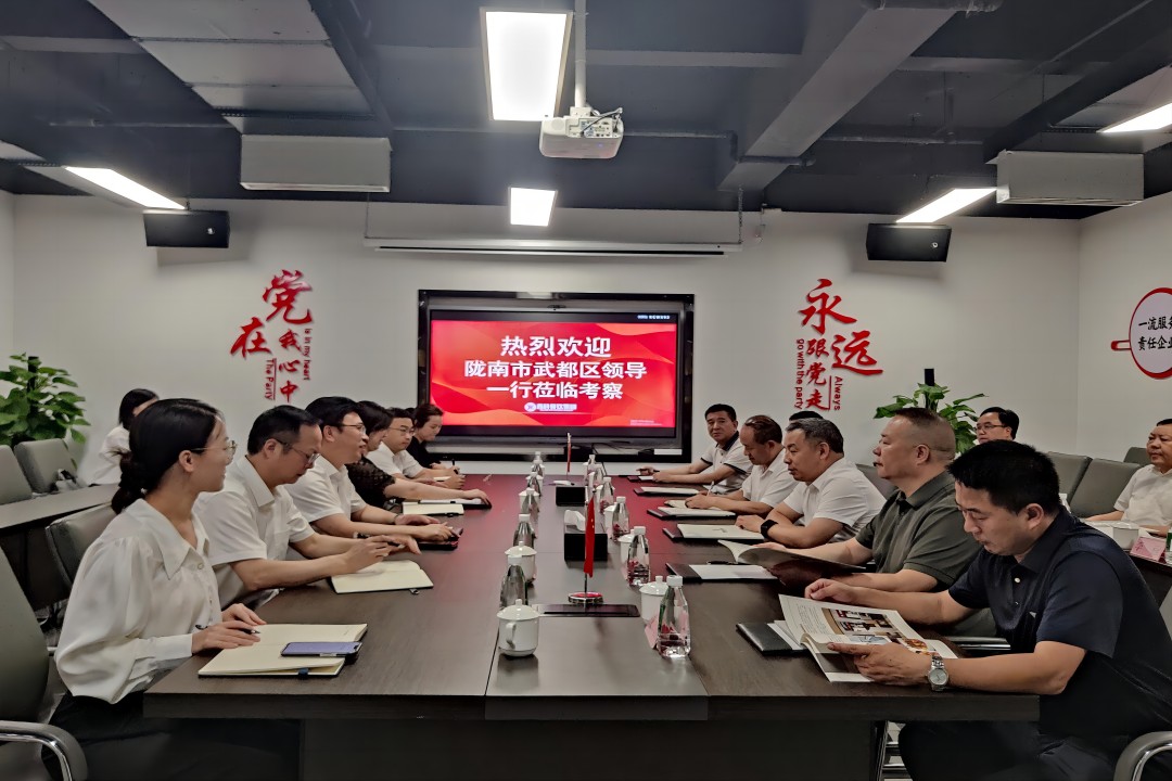 交流相助 同营生长 ——陇南市武都区向导一行莅临Cmp冠军餐饮治理集团调研考察